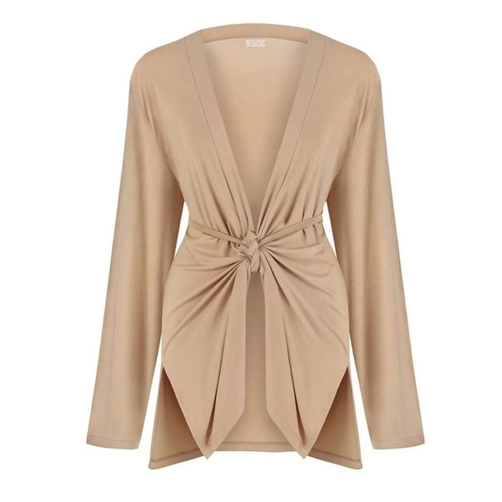 Nude Wrap Shirt